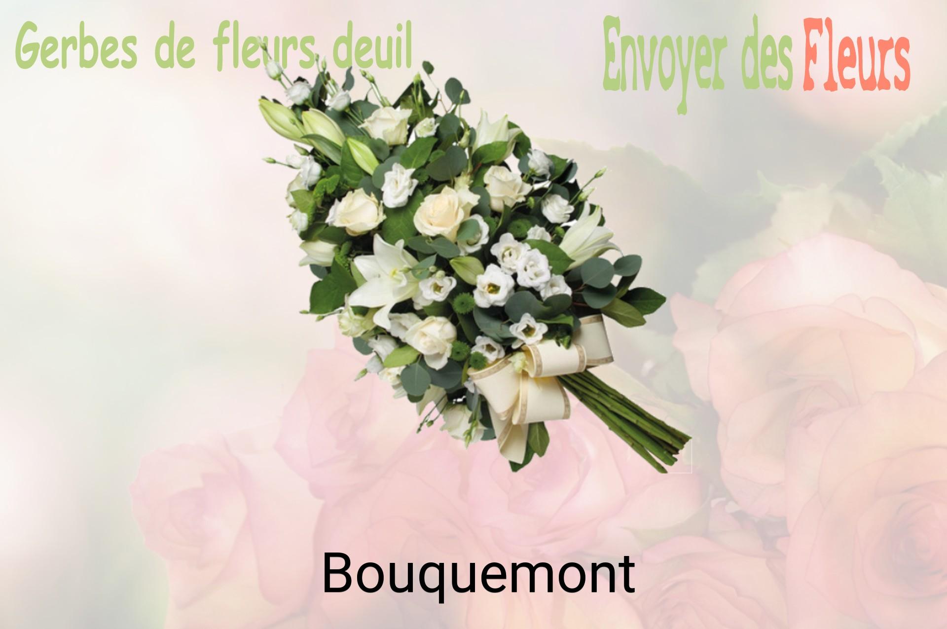 Gerbe de fleurs de deuil livrée à Bouquemont